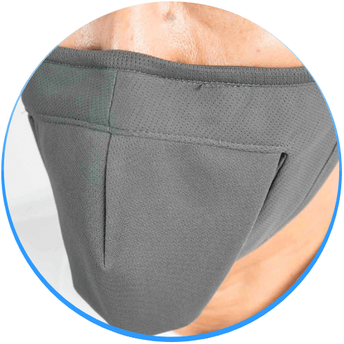 清潔なマスク姿の写真