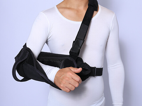 グローバルスリングの装着写真