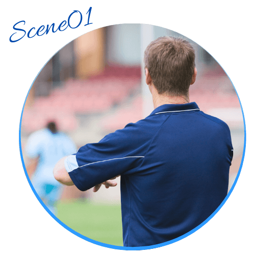 コーチングをしている人のイメージ