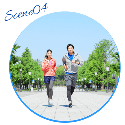 ランニングしている人のイメージ